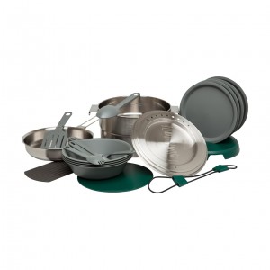 Stanley Adventure Base Camp Cookware | Full Kitchen Set Stainless | 74VGHBSZP
