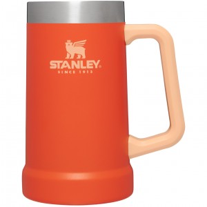Stanley Adventure Big Grip Beer Stein | 24oz Mugs Tigerlily | 18MYZDRFG