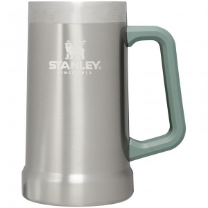 Stanley Adventure Big Grip Beer Stein | 24oz Mugs Stainless Steel Shale | 75LNTHDJO
