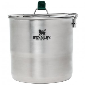 Stanley Adventure Cook Set For Four | 2.6 QT Camping Cookware Stainless | 75XANTKPM