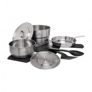 Stanley Adventure Even-Heat Camp Pro Camping Cook Set Stainless | 20HGAUPSC