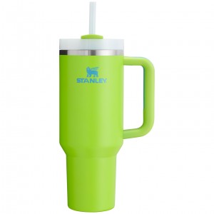 Stanley Adventure Quencher H2.0 Travel Tumbler | 40 oz Bright Lime | 86IAYECMQ