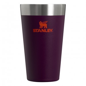 Stanley Adventure Stacking Stainless Steel Beer Pint | 16oz Tumbler Plum | 82JBKEUOH