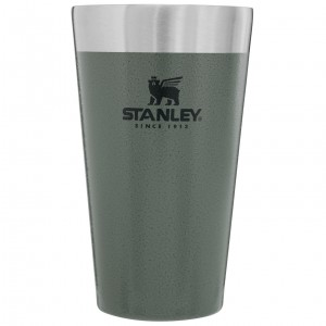 Stanley Adventure Stacking Stainless Steel Beer Pint | 16oz Tumbler Yeşil | 39FAKYZLU