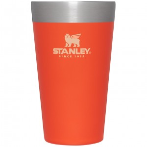 Stanley Adventure Stacking Stainless Steel Beer Pint | 16oz Tumbler Tigerlily | 28GNOSUHK