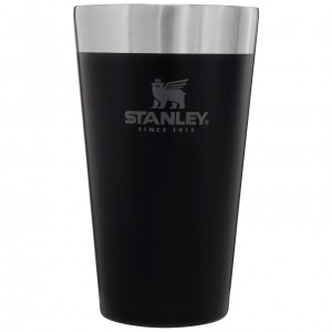 Stanley Adventure Stacking Stainless Steel Beer Pint | 16oz Tumbler Siyah | 51QOMGSEK
