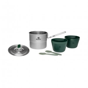 Stanley Adventure Stainless Steel Cook Set For Two | 1.1 QT Stainless Steel | 92JWOTSVK