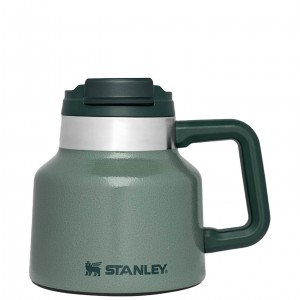 Stanley Adventure Tough-To-Tip Admiral's Mug | 20oz Yeşil | 19RQXLPFV