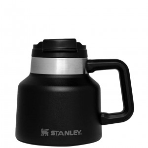 Stanley Adventure Tough-To-Tip Admiral's Mug | 20oz Siyah | 08LIWBJFM