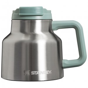 Stanley Adventure Tough-To-Tip Admiral's Mug | 20oz Stainless Steel Shale | 35IDPMRWU