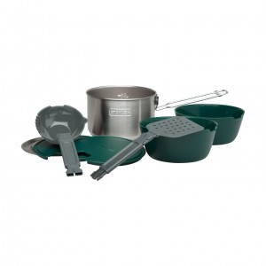 Stanley All-In-One Two Bowl Cook Set | Stainless Steel Camp Cookware Stainless | 26WLSMQNC