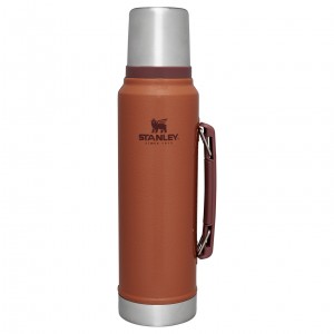Stanley Classic Legendary Bottle Sale | 1.1 QT Hammertone Clay | 15NKJGPYW