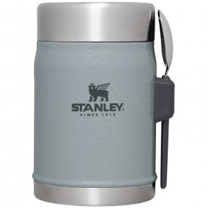 Stanley Classic Legendary Insulated Food Jar + Spork | 14 OZ Gümüş | 26PGJKIWS