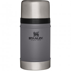 Stanley Classic Legendary Insulated Food Jar + Storage | 24oz Charcoal | 76CGJOYKM
