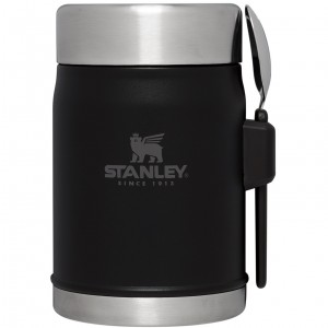 Stanley Classic Legendary Insulated Food Jar + Spork | 14 OZ Siyah | 39NFZHUAV