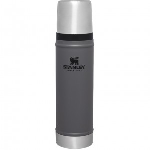 Stanley Classic Legendary Vacuum Insulated Water Bottle | 20 oz Charcoal | 86MSKTOGQ