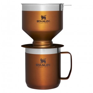 Stanley Classic Perfect-Brew Pour Over Set | Camp Coffee Maker Maple | 54YRUSTMQ