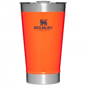 Stanley Classic Stay Chill Insulated Beer Pint | 16oz Tumbler Turuncu | 98FWGYULR
