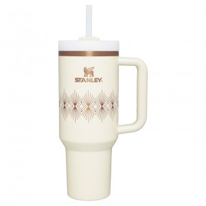 Stanley Deco Collection Quencher H2.0 FlowState™ Tumbler | 40 OZ Krema | 36ONPFXES