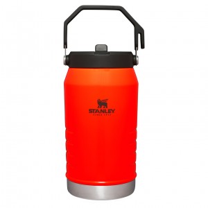 Stanley Hunt + Fish IceFlow Flip Straw Jug | 64 OZ Turuncu | 83HMPDGXW