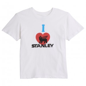 Stanley I Heart Stanley Tee Beyaz | 86SRJFALN
