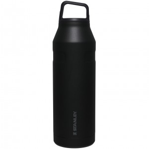 Stanley IceFlow™ Bottle with Cap and Carry+ Lid | 50 OZ Siyah | 32KNMWVAE