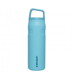 Stanley IceFlow™ Bottle with Cap and Carry+ Lid | 24 OZ Pool | 18YLJQAKT