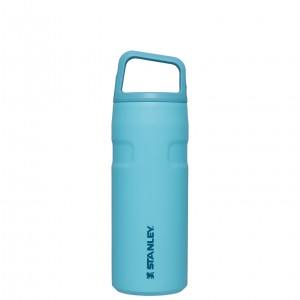 Stanley IceFlow™ Bottle with Cap and Carry+ Lid | 16 OZ Pool | 08DVSPCNQ
