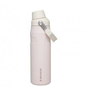 Stanley IceFlow Insulated Bottle with Fast Flow Lid | 24 OZ Pembe | 43JHZQTOX
