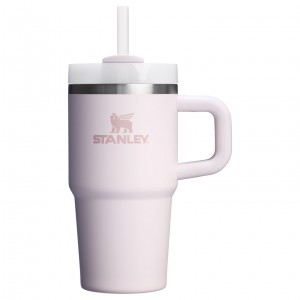 Stanley Quencher H2.0 Travel Tumbler With Handle & Straw | 20 OZ Pembe | 04CVWZFIB