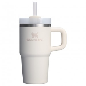 Stanley Quencher H2.0 Travel Tumbler With Handle & Straw | 20 OZ Krema | 56FETNQPM