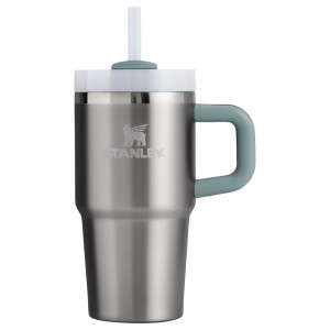 Stanley Quencher H2.0 Travel Tumbler With Handle & Straw | 20 OZ Stainless Steel Shale | 53ABYQNTJ