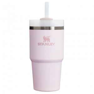 Stanley Quencher H2.0 Travel Tumbler | 20 OZ Pembe | 64NHFTQJZ
