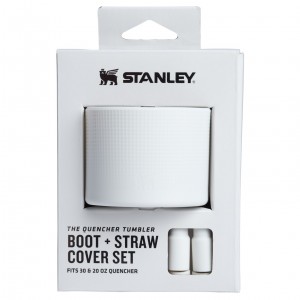Stanley Stanley Quencher Boot and Straw Cover Set Pale Stone | 69NPOUZMK