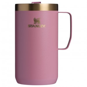 Stanley The Fall Refresh Stay Hot Camp Mug | 24 OZ Pembe | 81JWUKEDI