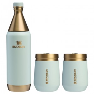 Stanley The Holiday All Day Wine Set | 34 OZ & 10 OZ Gilded Celadon | 70WYEGDHP