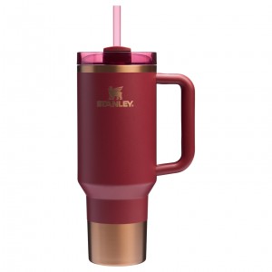 Stanley The Holiday Quencher H2.0 FlowState™ Tumbler | 40 OZ Gilded Pomegranate | 95DJCOPFU