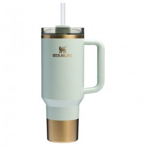 Stanley The Holiday Quencher H2.0 FlowState™ Tumbler | 40 OZ Gilded Celadon | 64RHBOJEU