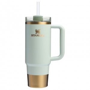 Stanley The Holiday Quencher H2.O FlowState™ Tumbler | 30 OZ Gilded Celadon | 31HPNJCKG