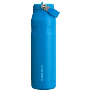 Stanley The IceFlow™ Bottle with Flip Straw Lid | 36 oz Mavi | 94DZCJURL