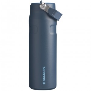Stanley The IceFlow™ Bottle with Flip Straw Lid | 24 oz - Stanley Create Lacivert | 12LYZXQEF