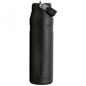 Stanley The IceFlow™ Bottle with Flip Straw Lid | 36 oz Siyah | 95JHEQBIN