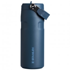 Stanley The IceFlow™ Bottle with Flip Straw Lid | 16 oz Lacivert | 98SHUVPIM