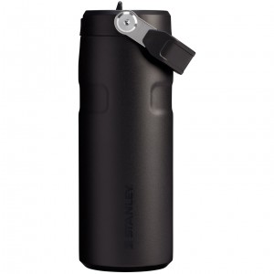 Stanley The IceFlow™ Bottle with Flip Straw Lid | 16 oz Siyah | 42SATWYHB
