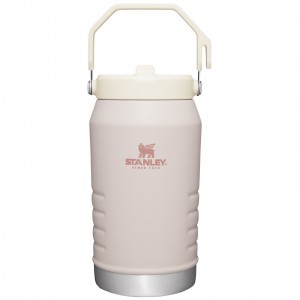 Stanley The IceFlow Flip Straw Jug | 64 OZ | Insulated Water Jug Pembe | 39TSJYXAH