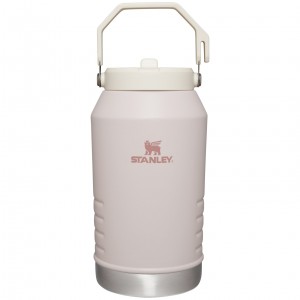 Stanley The IceFlow Flip Straw Jug | 96 OZ | Insulated Water Jug Pembe | 27CYEKTGR
