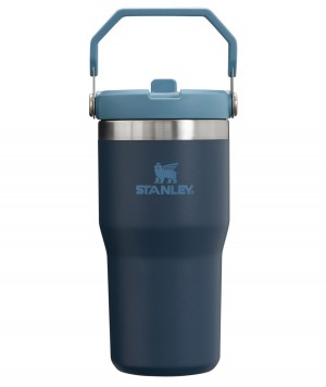 Stanley The IceFlow Flip Straw Tumbler | 20 OZ | Insulated Water Tumbler | Sta Lacivert | 83NPEAOWU