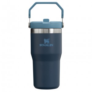 Stanley The IceFlow Flip Straw Tumbler | 20 OZ | Insulated Su Bottle Lacivert | 18WISBFXP