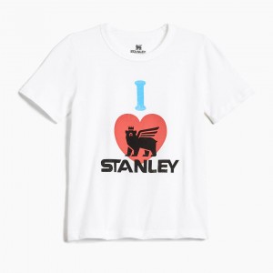 Stanley The Kids Heart Tee Beyaz | 69YOVNBDF