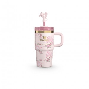 Stanley The Pink Stanley X LoveShackFancy Collab Holiday Quencher | 20 OZ Pembe | 17QKWEVBZ